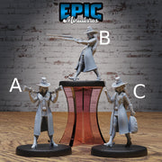 Sheriff Female - Epic Miniatures | 28mm | 32mm | Fantasy Wild West | Gunslinger| Cowboy | Rifle Sharpshooter