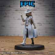Sheriff Female - Epic Miniatures | 28mm | 32mm | Fantasy Wild West | Gunslinger| Cowboy | Rifle Sharpshooter
