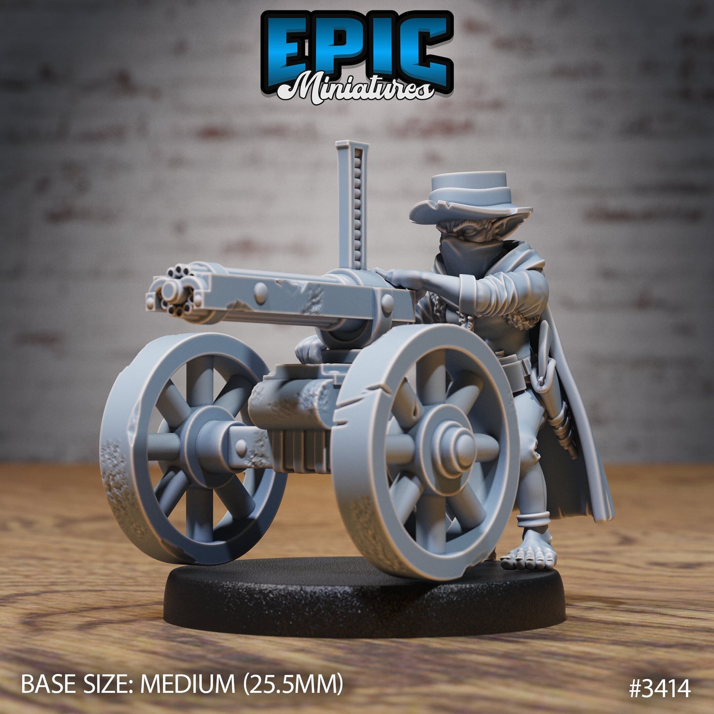 Goblin Bandit or Sherrif - Epic Miniatures | 28mm | 32mm | Fantasy Wild West | Gunslinger| Cowboy | Rifle Sharpshooter
