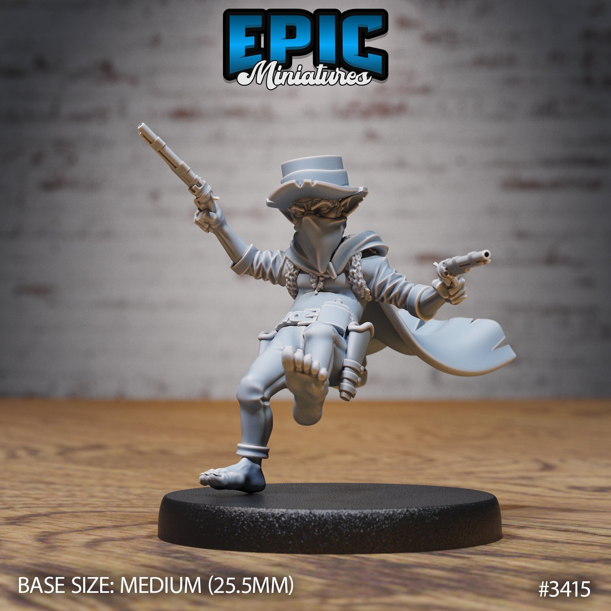 Goblin Bandit or Sherrif - Epic Miniatures | 28mm | 32mm | Fantasy Wild West | Gunslinger| Cowboy | Rifle Sharpshooter