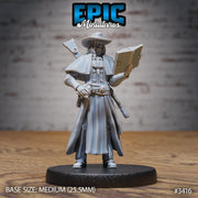 Holy Gunslinger - Epic Miniatures | 28mm | 32mm | Fantasy Wild West | Priest | Cowboy | Rifle Sharpshooter | Vampire Hunter