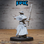 Holy Gunslinger - Epic Miniatures | 28mm | 32mm | Fantasy Wild West | Priest | Cowboy | Rifle Sharpshooter | Vampire Hunter