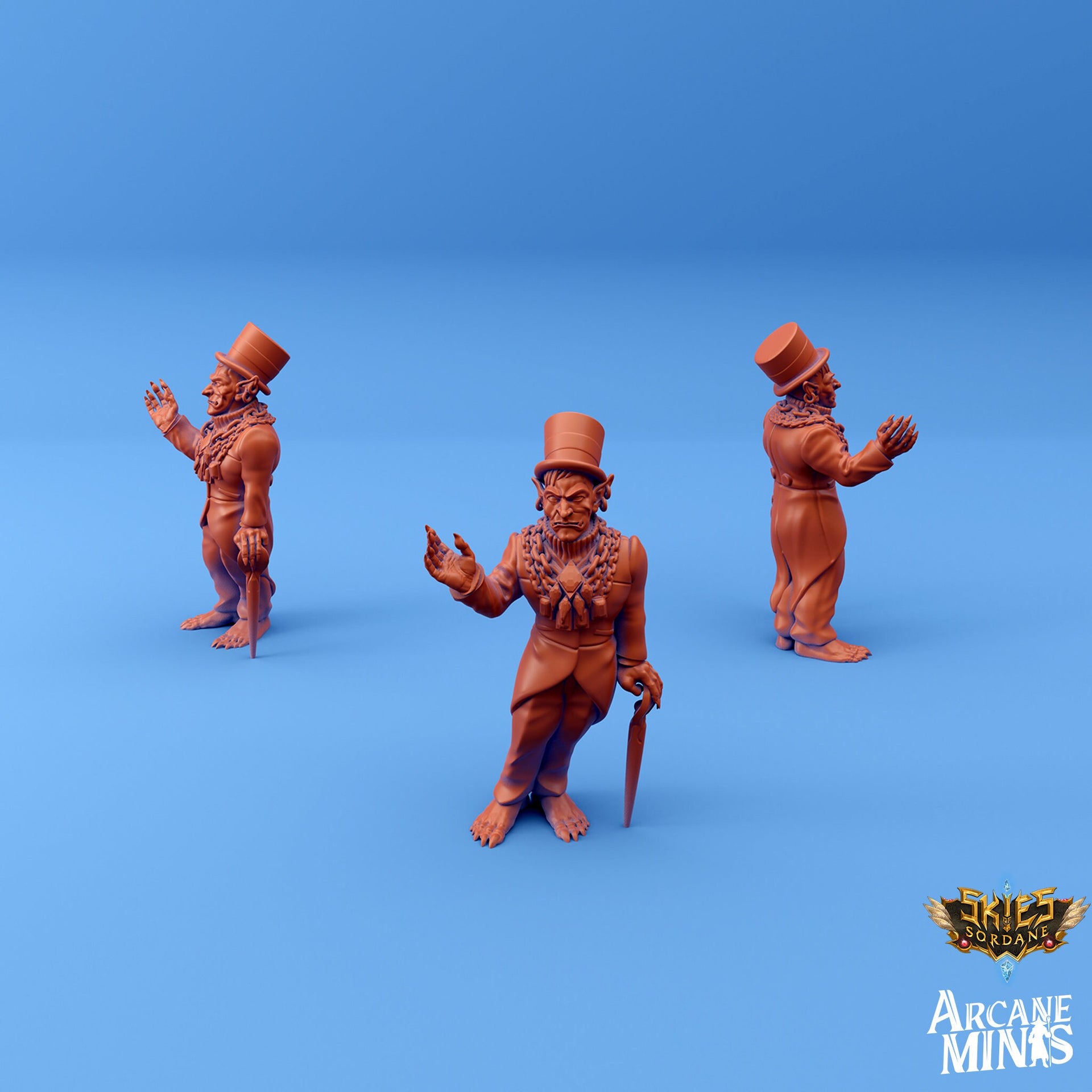 Goblin Gentleman Merchant - Arcane Minis | 32mm | Boss | Top hat | leader | Mobster