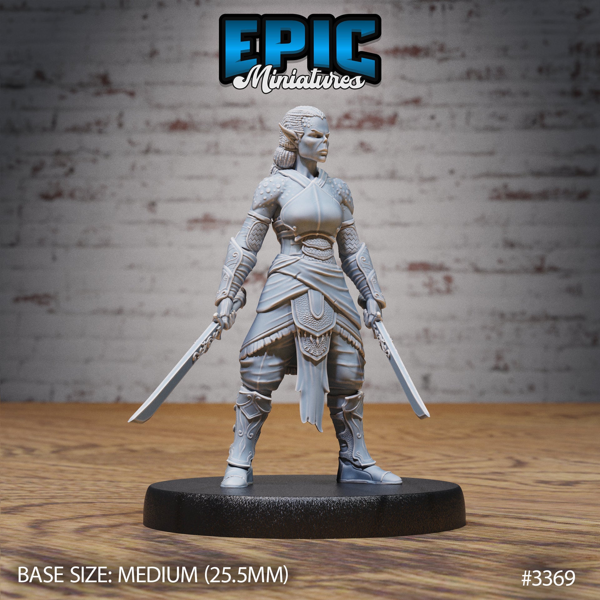 Female Slave Rebel- Epic Miniatures | 28mm | 32mm | Sorcerer | Wizard | Fighter | Astral