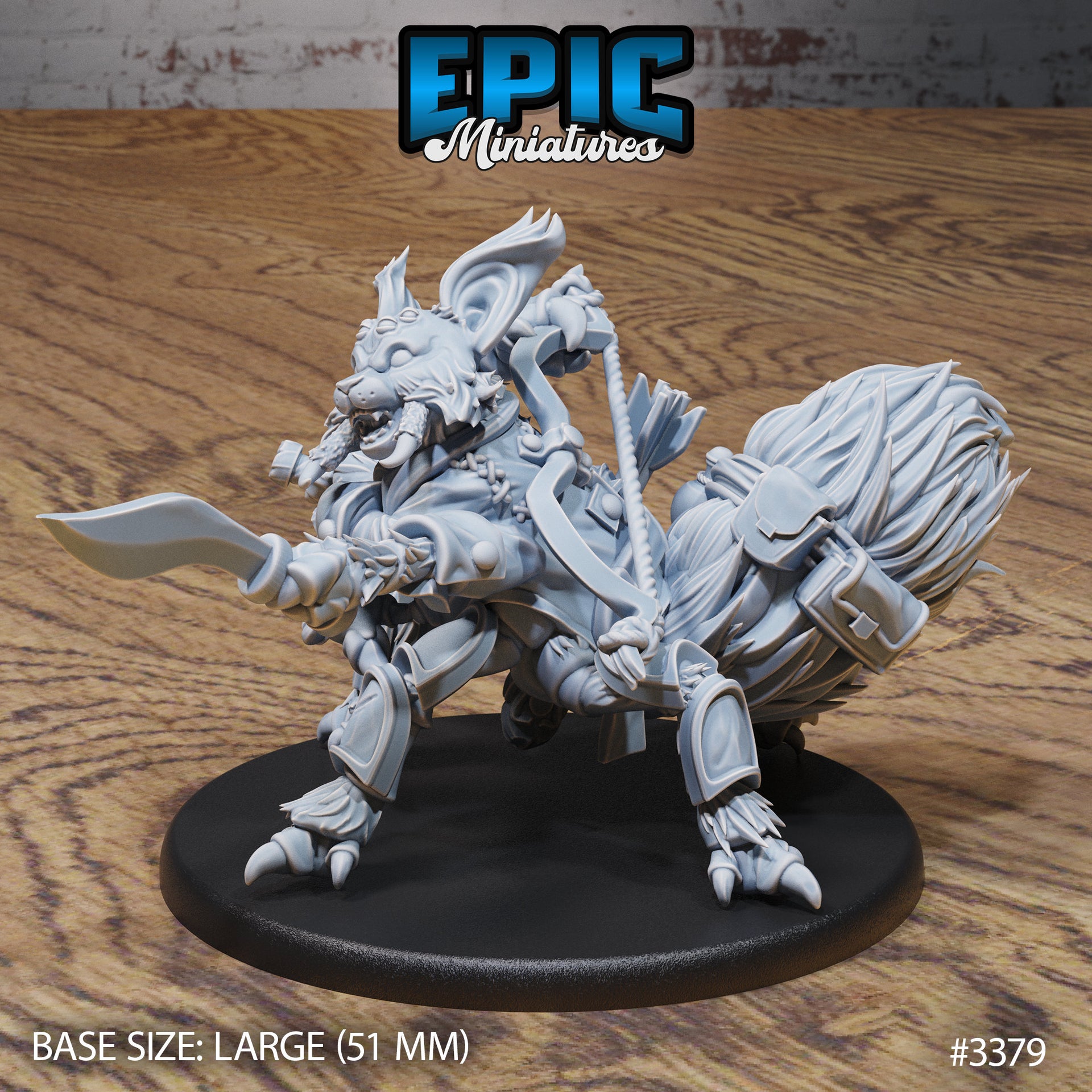 Fluffy Cat Spider- Epic Miniatures | 28mm | 32mm | Alien | Adventurer | Web | Lynx