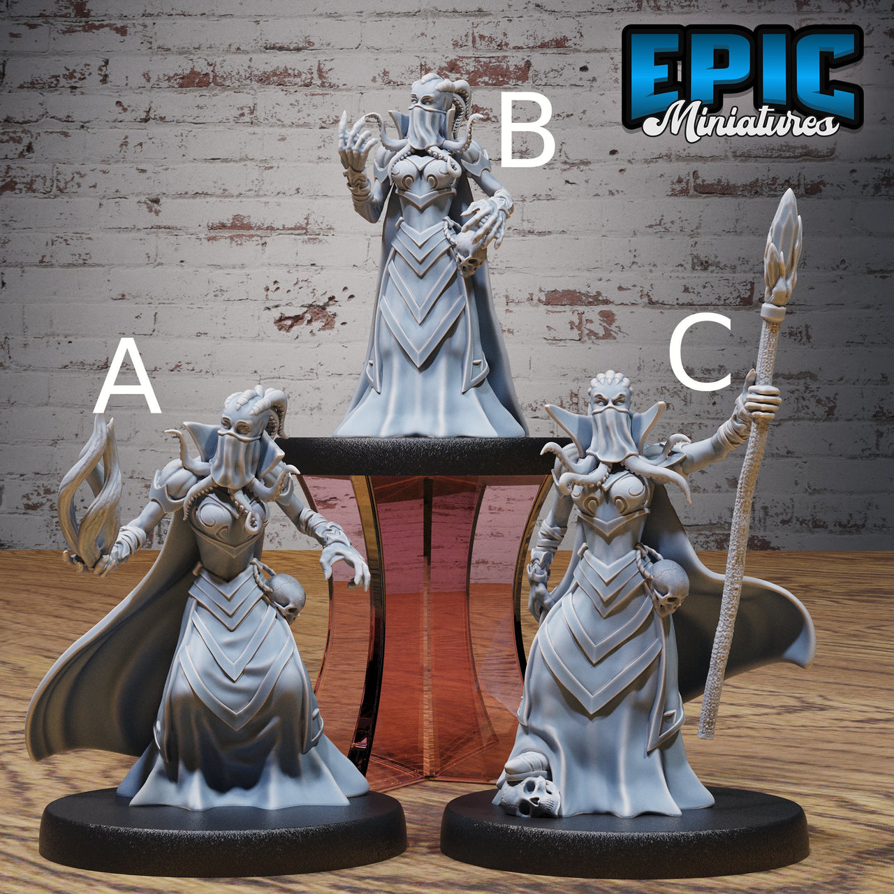 Mind Eater Female- Epic Miniatures | 28mm | 32mm | Sorcerer | Warlock | Wizard | Mage