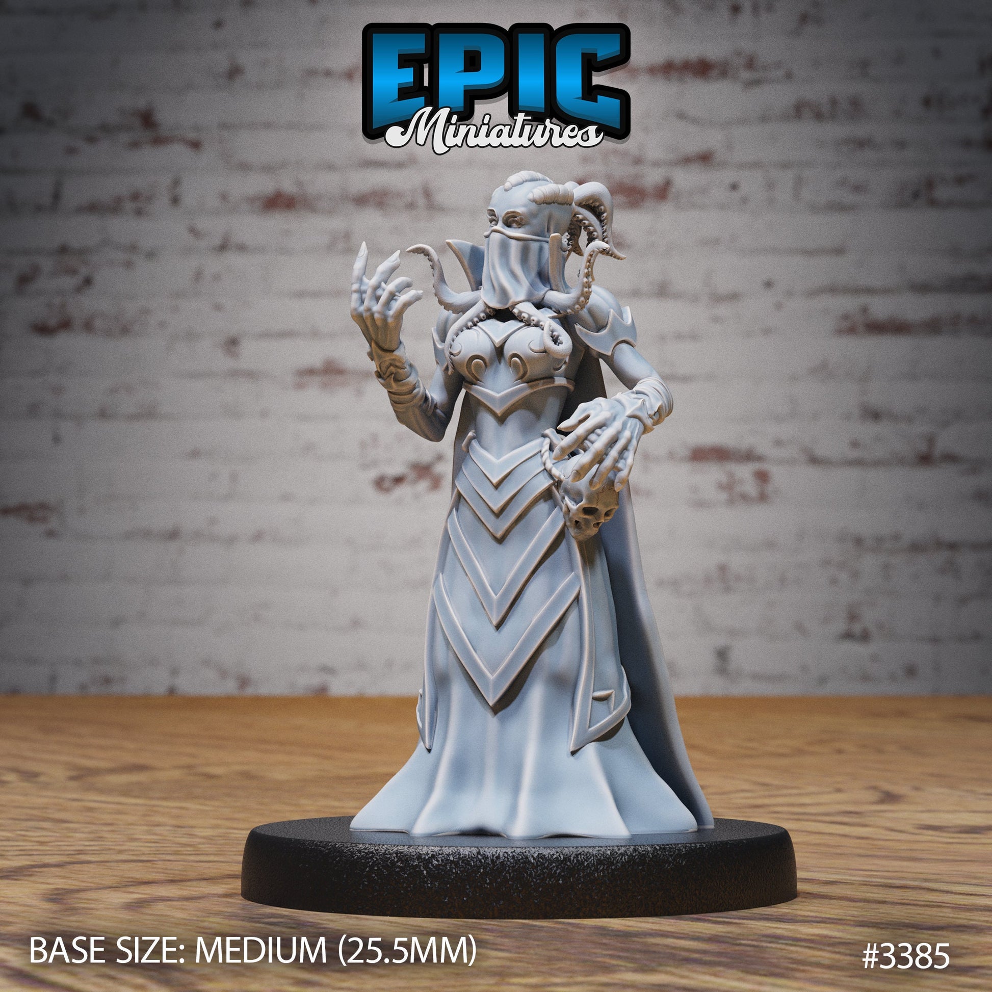 Mind Eater Female- Epic Miniatures | 28mm | 32mm | Sorcerer | Warlock | Wizard | Mage