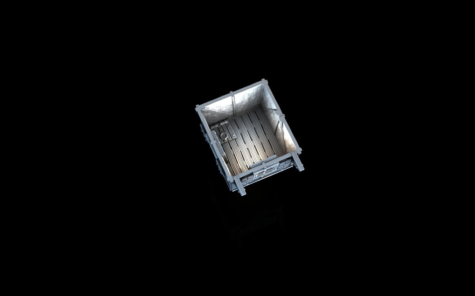 Broken Bridge Tower - 3DP4U Medieval Town | Miniature | Wargaming | Roleplaying Games | 32mm | Gate house | Playable | Filament | 3d printed