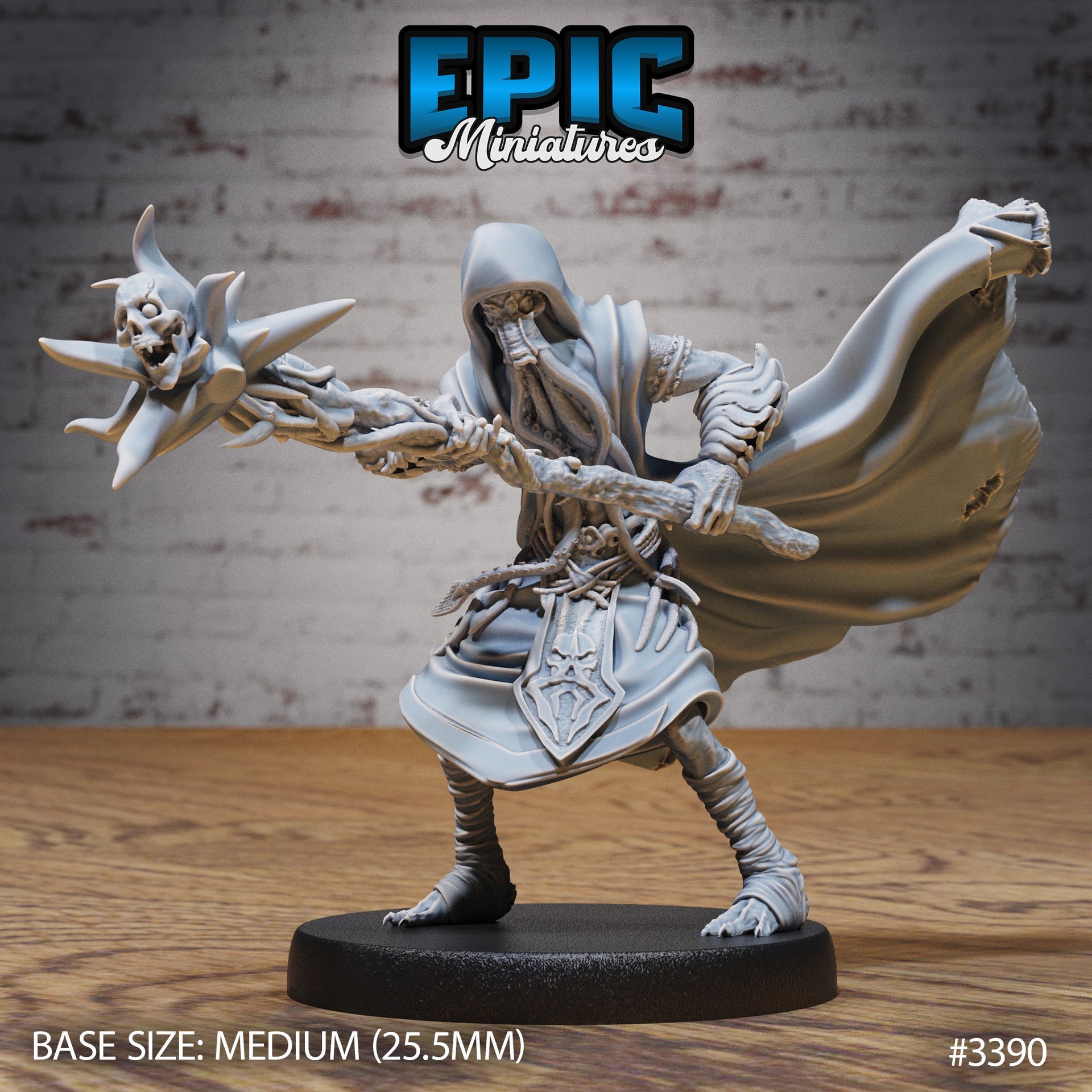 Mind Eater Cult Mage- Epic Miniatures | 28mm | 32mm | Sorcerer | Warlock | Wizard | Warlock