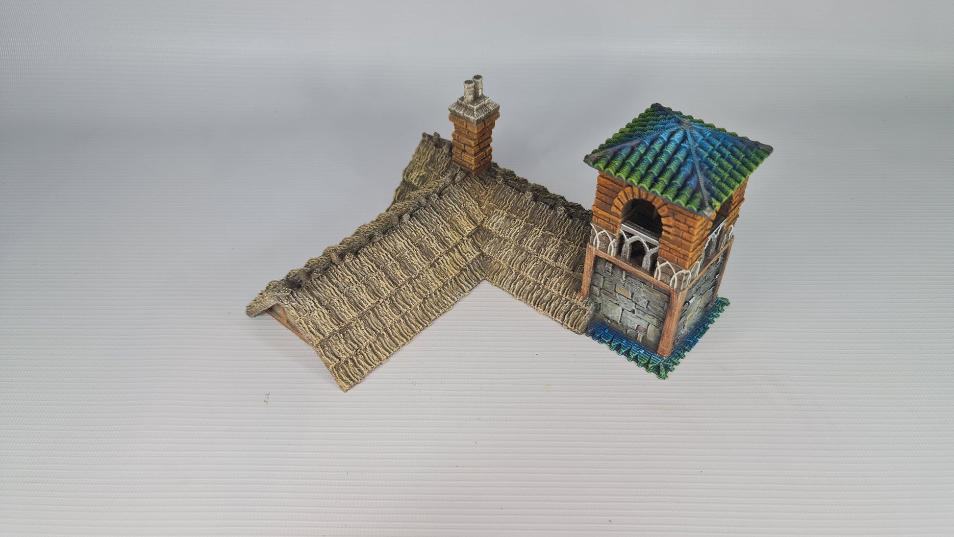 Bell Tower Farm - 3DP4U Medieval Town | Miniature | Wargaming | Roleplaying Games | 32mm | Tavern | Playable | Filament | 3d printed