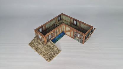 Bell Tower Farm - 3DP4U Medieval Town | Miniature | Wargaming | Roleplaying Games | 32mm | Tavern | Playable | Filament | 3d printed