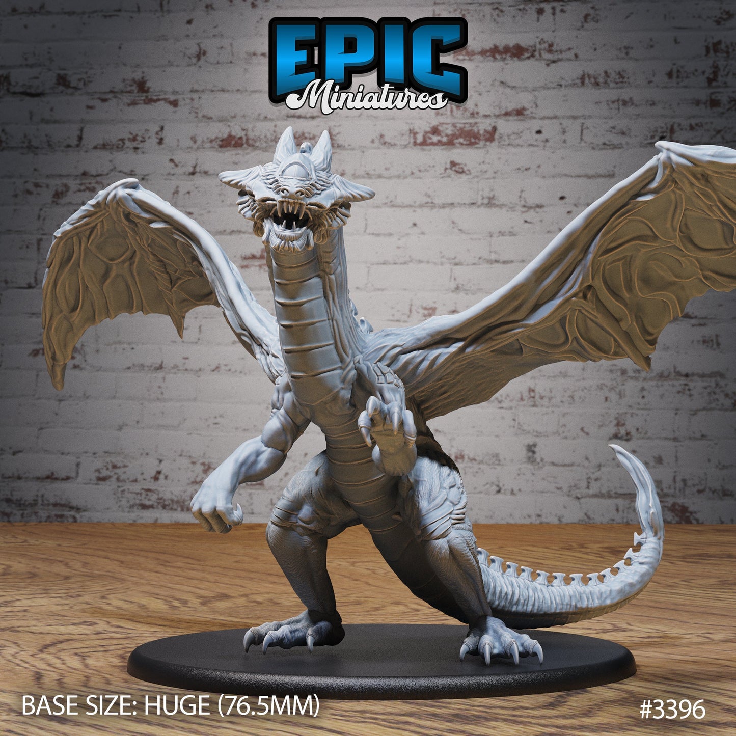 Cyclops Dragon- Epic Miniatures | 28mm | 32mm | Breath Weapon