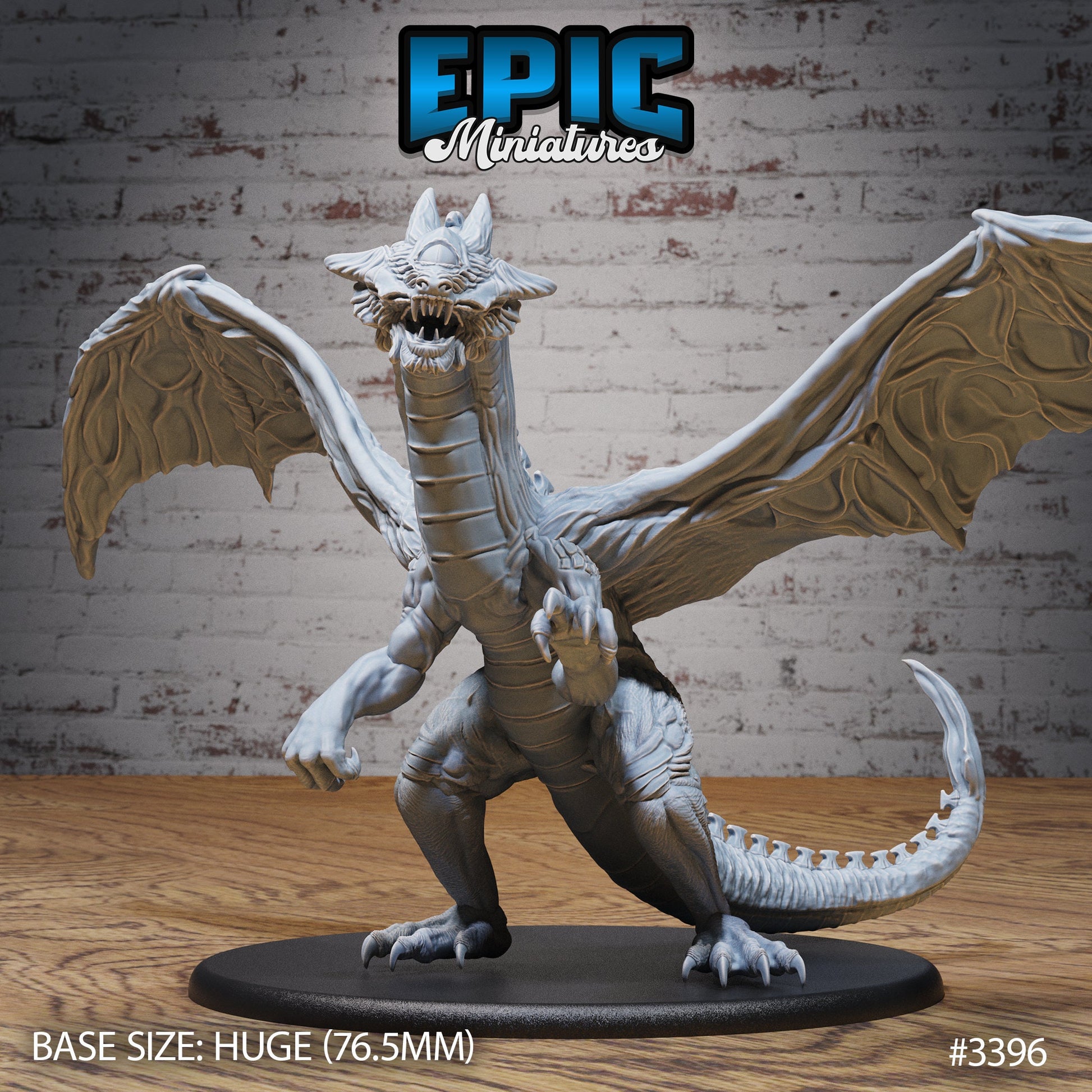 Cyclops Dragon- Epic Miniatures | 28mm | 32mm | Breath Weapon