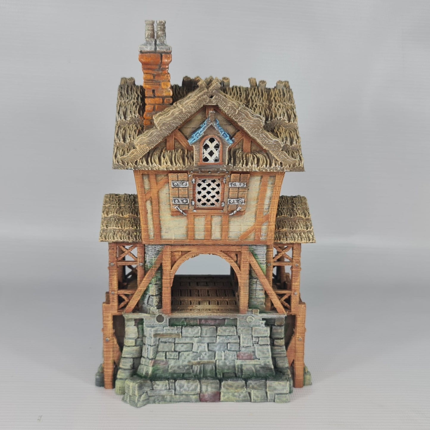 bridge-kit-with-toll - 3DP4U Medieval Town | Miniature | Wargaming | Roleplaying Games | 32mm | Playable | Filament | 3d printed