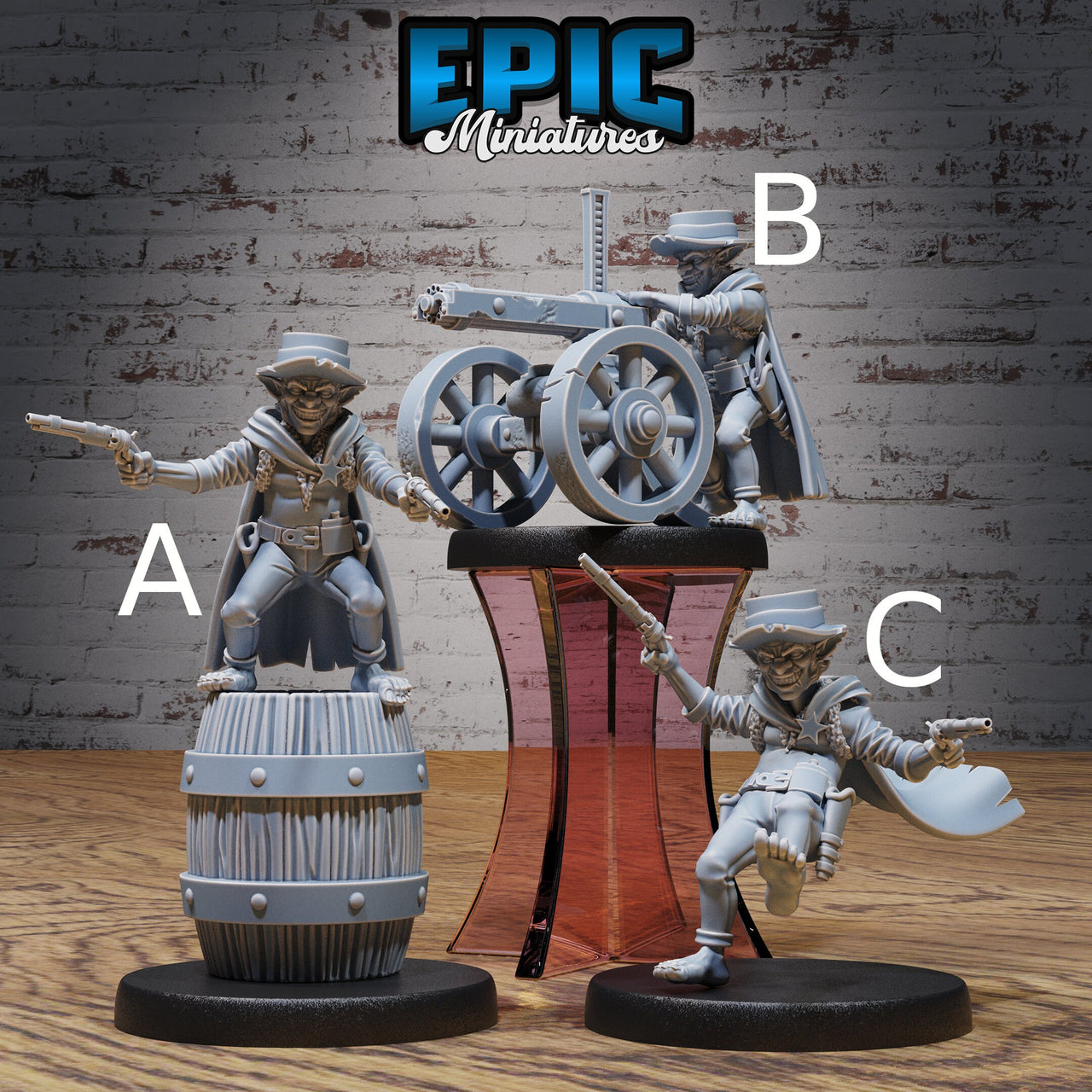 Goblin Bandit or Sherrif - Epic Miniatures | 28mm | 32mm | Fantasy Wild West | Gunslinger| Cowboy | Rifle Sharpshooter
