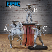 Wild West Bandit - Epic Miniatures | 28mm | 32mm | Fantasy Wild West | Bandit | Cowboy | Rifle Sharpshooter | Bandito