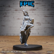 Saloon Dancer - Epic Miniatures | 28mm | 32mm | Fantasy Wild West | Gunslinger| Deringer