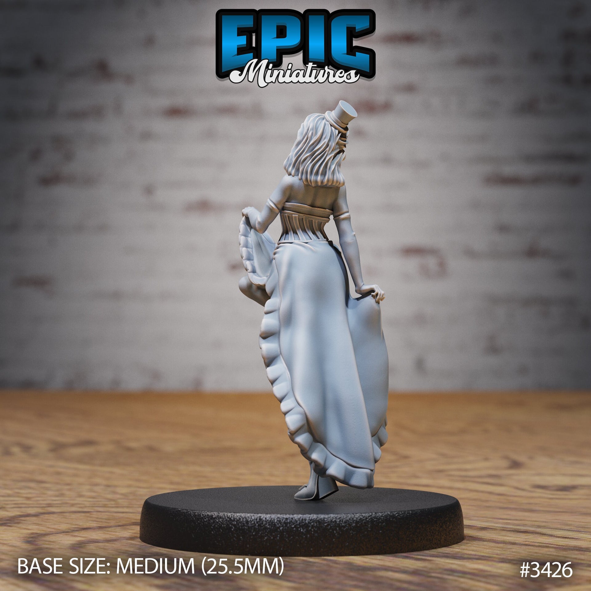 Saloon Dancer - Epic Miniatures | 28mm | 32mm | Fantasy Wild West | Gunslinger| Deringer