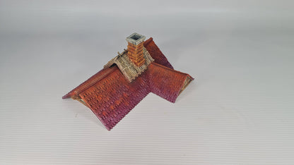 Pumpkin Cottage - 3DP4U Medieval Town | Miniature | Wargaming | Roleplaying Games | 32mm | House | Playable | Filament | 3d printed
