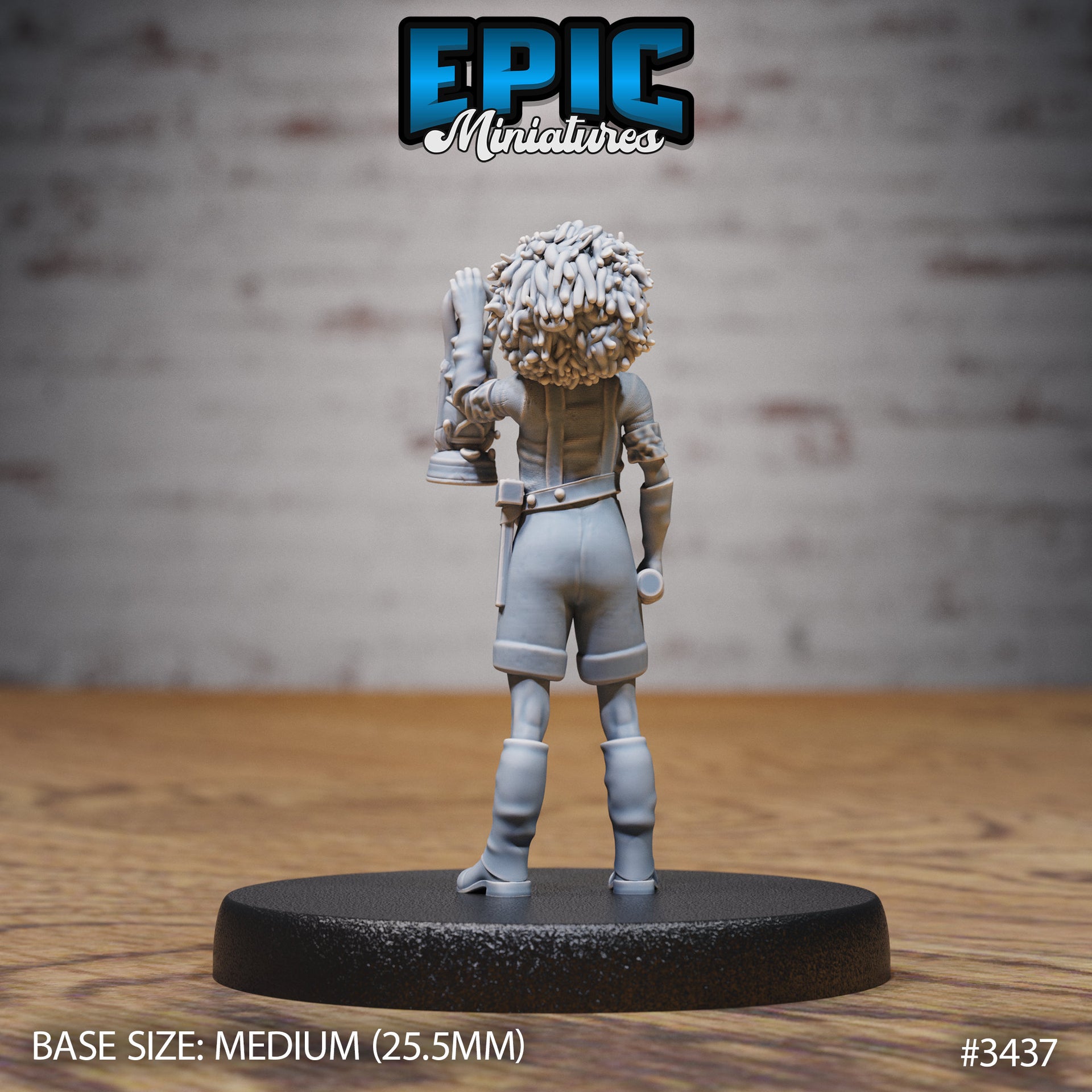 Mining Apprentice - Epic Miniatures | 28mm | 32mm | Fantasy Wild West | Bandit | Cowboy | Miner | Minor | Pickaxe | Lamp