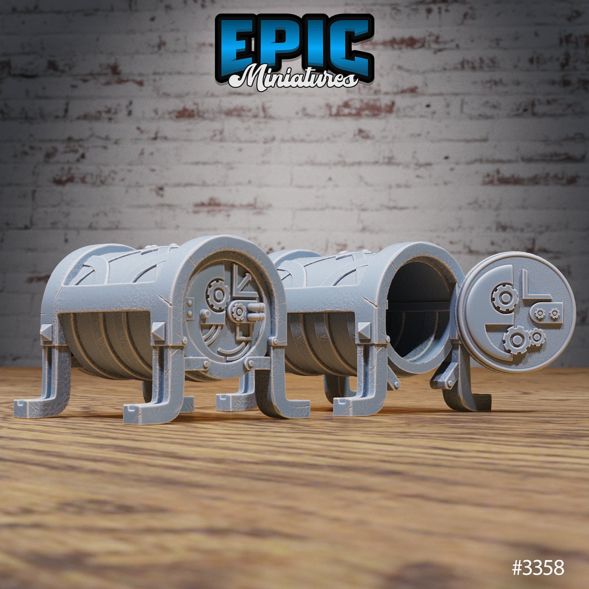Airship Scatter Terrain- Epic Miniatures | 28mm | 32mm | Space | Fantasy | Steampunk