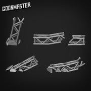 Steel Truss- Goonmaster Basing Bits | Miniature | Wargaming | Roleplaying Games | 32mm | Basing Supplies | Rubble | Debris