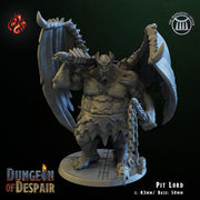 Pit Lord - Crippled God Foundry, Dungeon of Despair | 32mm | Evil Lord | Demon | Devil | Fiend