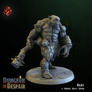 Ogre - Crippled God Foundry, Dungeon of Despair | 32mm | Evil Dwelver | Troll | Orc | Barbarian | Fighter | Warrior