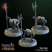 Skeleton - Crippled God Foundry, Dungeon of Despair | 32mm | Evil Dwelver | Soldier | Guard