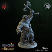 Worog - Crippled God Foundry, Dungeon of Despair | 32mm | Evil Dwelver | Troll | Cyclops | Barbarian | Fighter | Warrior