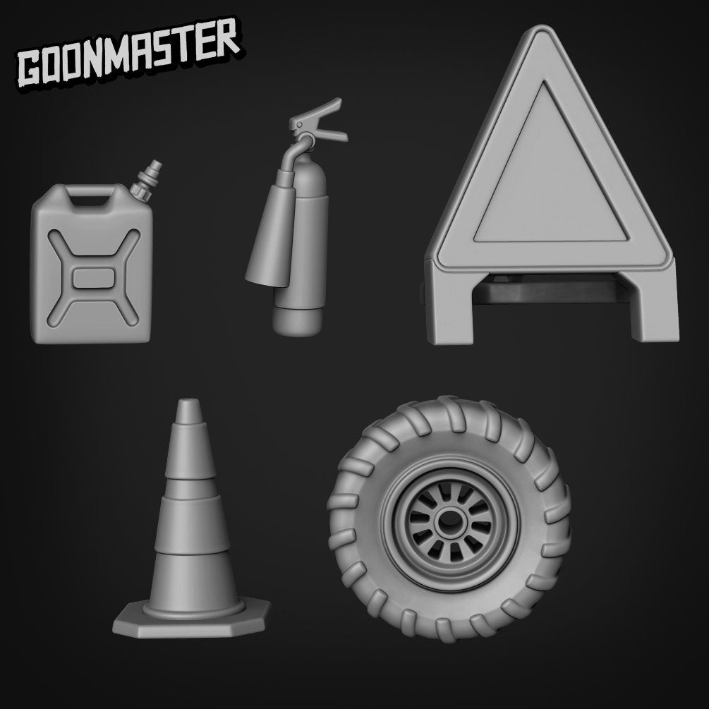 Garage Parts - Goonmaster Basing Bits | Miniature | Wargaming | Roleplaying Games | 32mm | Basing Supplies | Cone