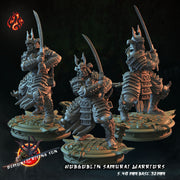 Hobgoblin Samurai Warriors - Crippled God Foundry - Demons of the Rising Sun | D&D | 32mm | Oni | Ronin