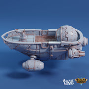 Brunt Sky Coach - Arcane Minis | 32mm | Destroyer | Airship | Sails | Pirate Ship