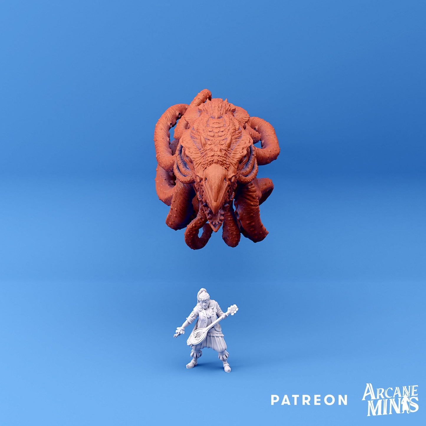 Star Squid- Arcane Minis | 32mm | Tourist Terror | Alien | Octopus | Deep One | Astral | Psychic