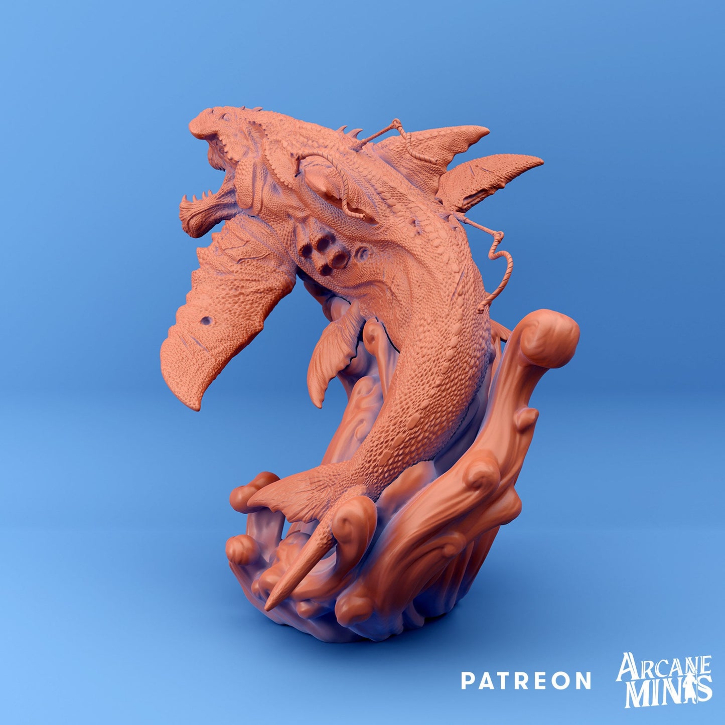 Wild Argolodon, Sky Shark - Arcane Minis | 32mm | Tourist Terror | Alien | Giant | Colossal | Flying