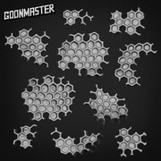 Hive - Goonmaster Basing Bits | Miniature | Wargaming | Roleplaying Games | 32mm | Basing Supplies | Bees | Honeycomb