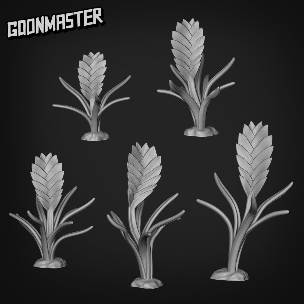 Pink Quill - Goonmaster Basing Bits | Miniature | Wargaming | Roleplaying Games | 32mm | Basing Supplies | Tropical
