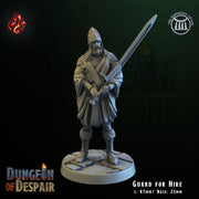 Guard for Hire - Crippled God Foundry, Dungeon of Dispair | 32mm |Fighter | Viking | Norse | Mercenary