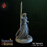 Sorceress - Crippled God Foundry, Dungeon of Dispair | 32mm | Elf | Mage | Wizard | Warlock