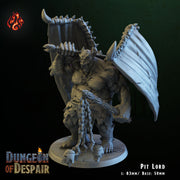 Pit Lord - Crippled God Foundry, Dungeon of Despair | 32mm | Evil Lord | Demon | Devil | Fiend