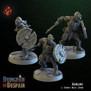Goblins - Crippled God Foundry, Dungeon of Despair | 32mm | Evil Dwelver | Soldier | Guard | Fighter | Bandit