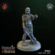 Zombie - Crippled God Foundry, Dungeon of Despair | 32mm | Evil Dwelver | Soldier | Guard