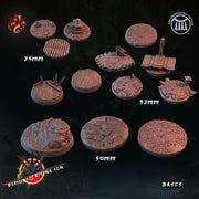 Rising Sun Bases - Crippled God Foundry | 32mm | Village | Town | Bamboo | Temple