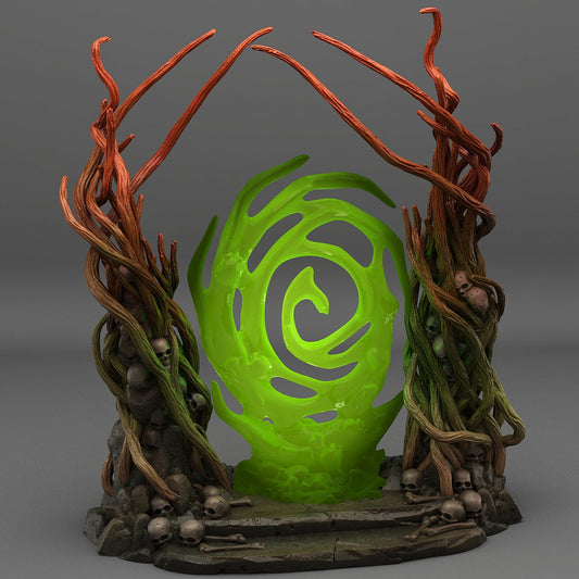 Dark Forest Portal with Effect - Print Your Monsters, Fantastic Portals | 32mm | Magic | Teleporter