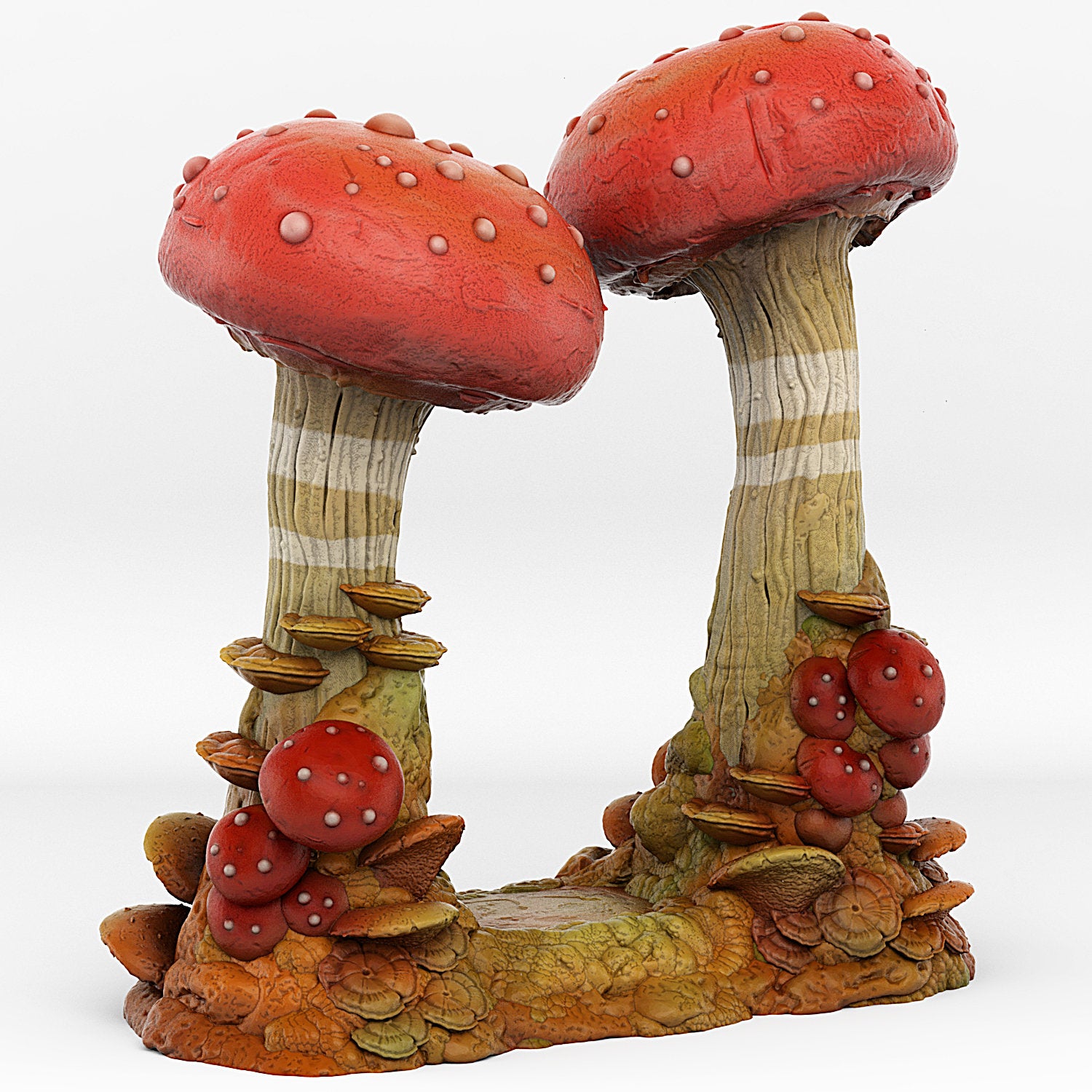 Mushrooms Portal With Its Undergrowth Effect - Print Your Monsters, Fantastic Portals | 32mm | Giant | Wonderland