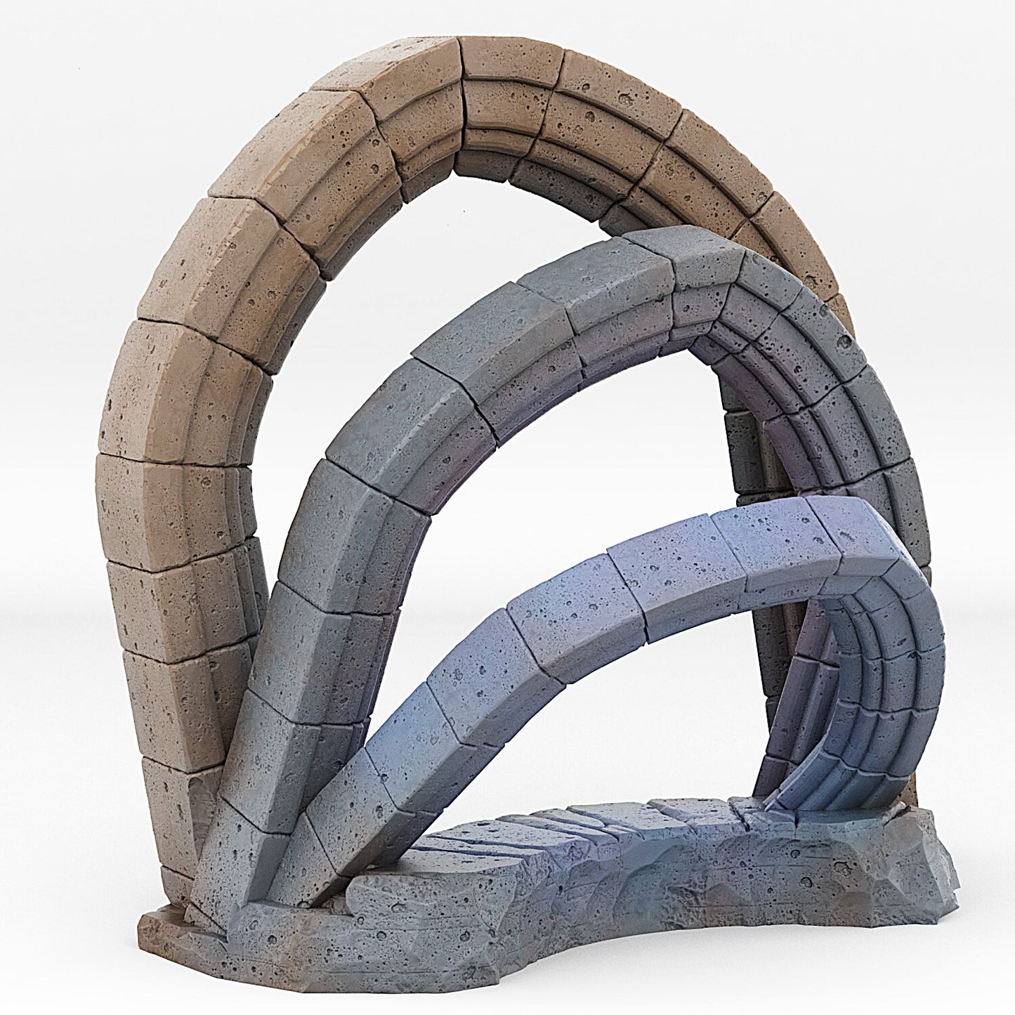 Celestial Portal With Its Cloudy Effect - Print Your Monsters, Fantastic Portals | 32mm | Temple | Runes