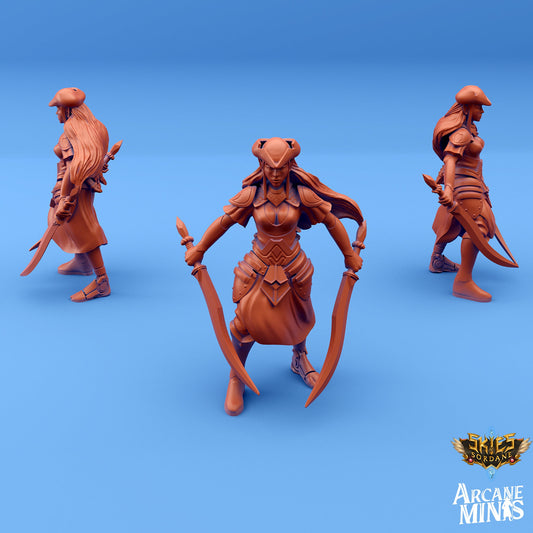 Elf Fighter - Arcane Minis | 32mm | Cin'Dar Navy | Pirate | Soldier | Mercenary