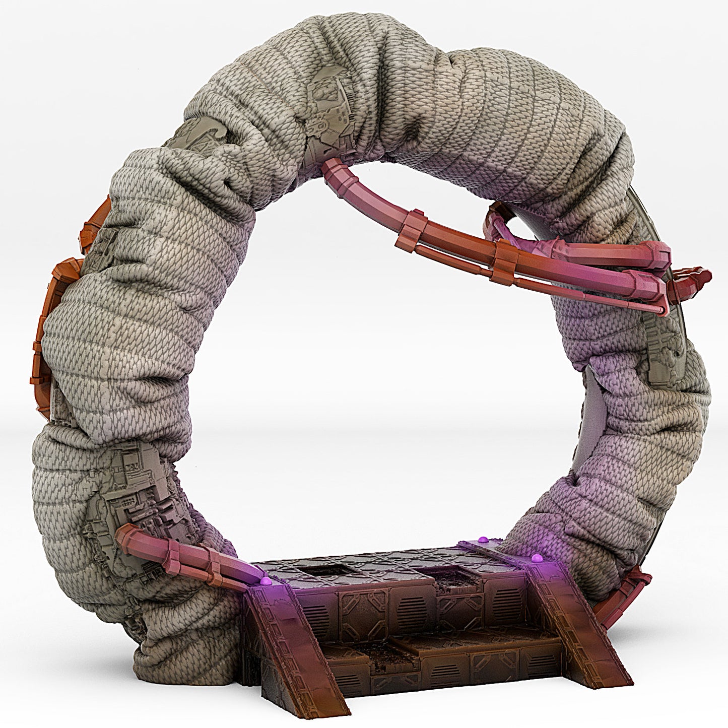 Space Ship Portal With Its Space Tornado Effect - Print Your Monsters, Fantastic Portals | 32mm | Alien | Factory