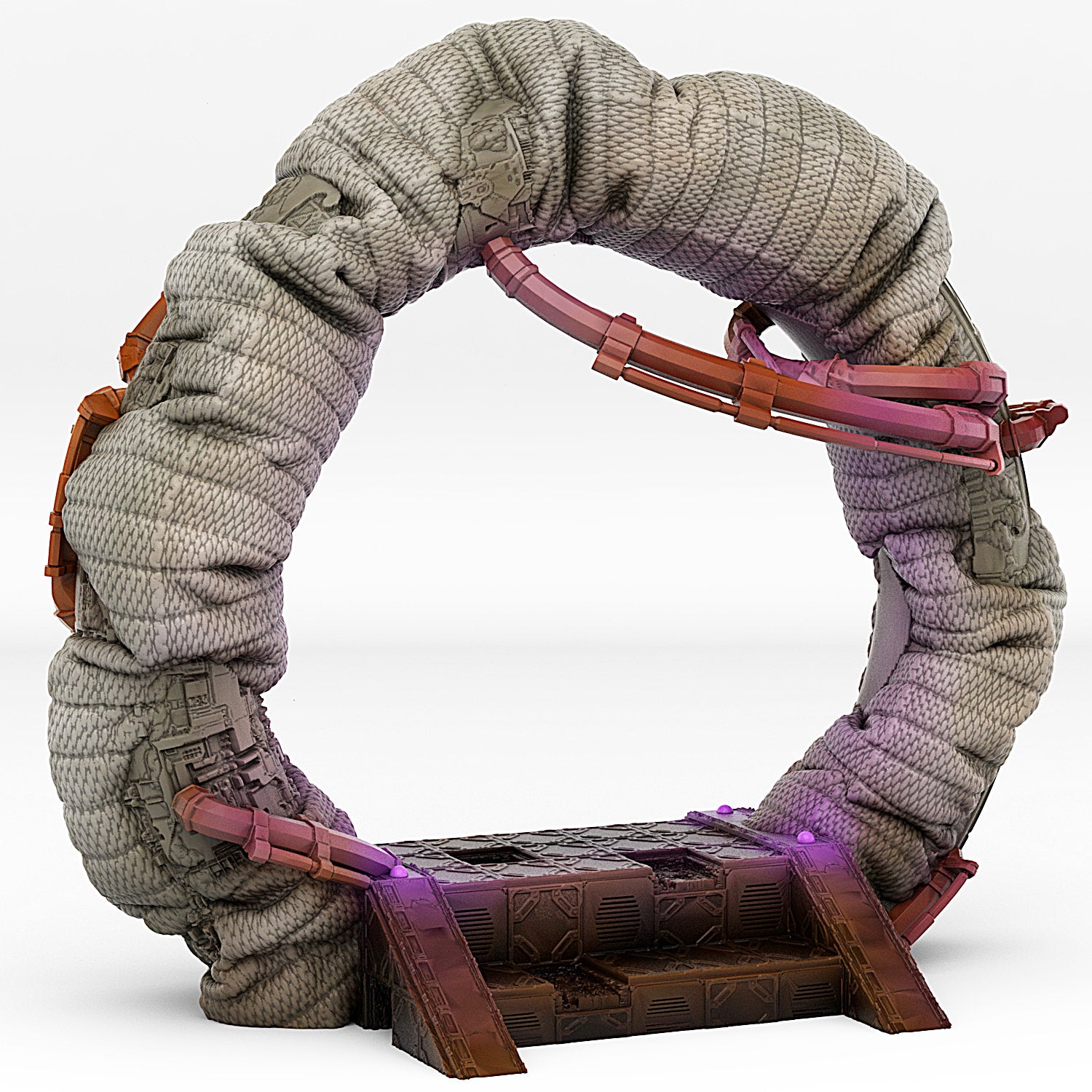 Space Ship Portal With Its Space Tornado Effect - Print Your Monsters, Fantastic Portals | 32mm | Alien | Factory