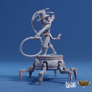 Tiltik Goblin Ringmaster - Arcane Minis | 32mm | Cirque du Sordane | Performer | Circus | Whip | Steampunk | Robot